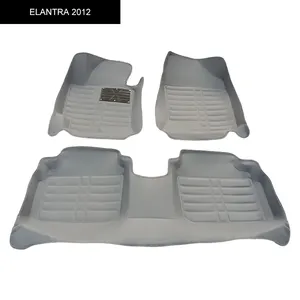 The Latest Design Odorless Sound Insulation Automotive 5D Car Floor Foot Mats for Elantra 2012