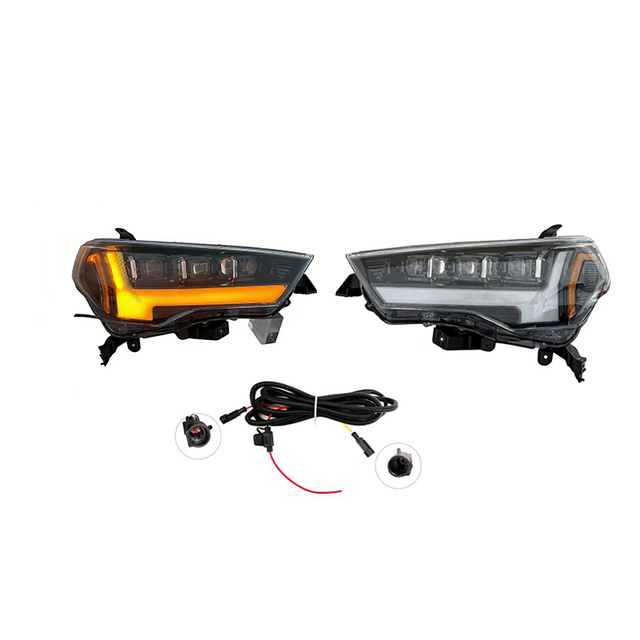 Headlights for Toyota 4RUNNER 2014-2024 Modified LED Head Lamp Dynamic Streamer DRL Turn Signal Light Kit Daytime Running Light