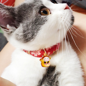 Collares ajustables de estilo japonés para perros y gatos con cascabeles - fabricante de accesorios para mascotas. - Product Image 2