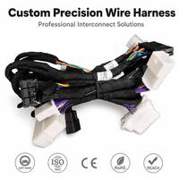 Kit de câblage automobile personnalisé à 12 circuits, conducteur en cuivre protégé PBT/Nylon, connecteur auto multipolaires, réparation automobile