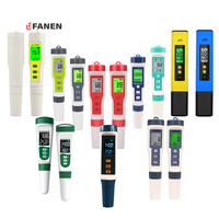 Fanen 5 en 1 testeur de qualité de l'eau de laboratoire Portable PH/EC/TDS/salinité/température Type de stylo ph-mètre
