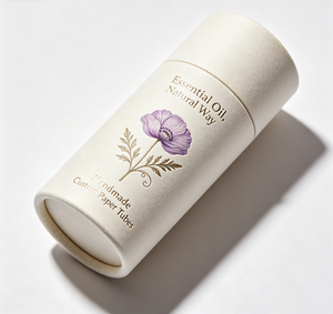 Essential Oil Paper Tube Craft Paper Uncoated Handmade Gold <b>Foil</b> Printing Custom Cosmetic Packaging - Product Image 3