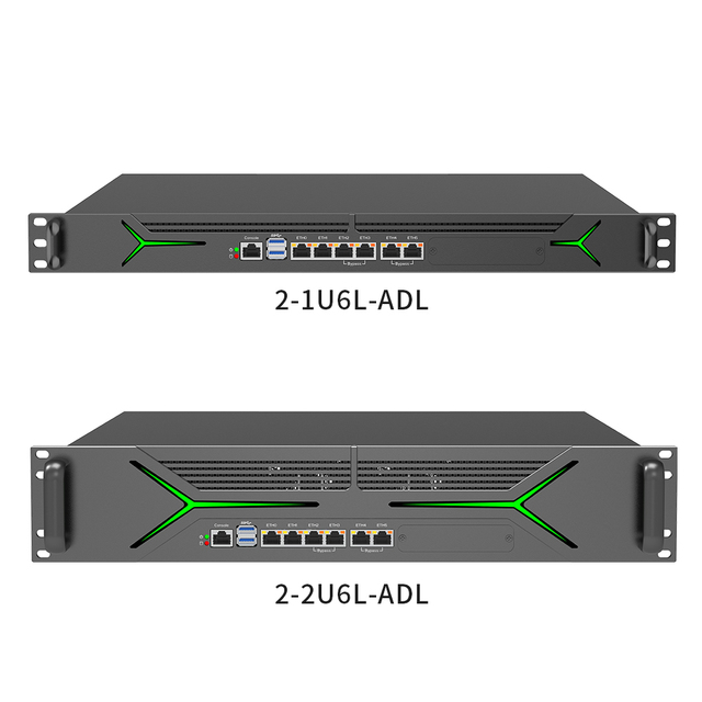 Custom 4*SFP+ 10G 6Lan 1U Rack Case 12th Gen LGA 1700 Industrial Pfsense Firewall Mini Pc 1U Server Rack Mount