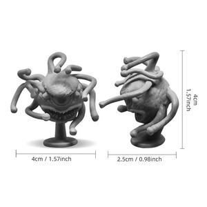 Fantastique figurine Cthulhu Beholder non peinte pour impression 3D, figurine DND, démon aux yeux, figurine miniature DND pour bricolage - Product Image 2