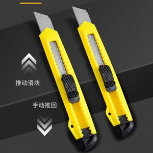 <b>Utility</b> <b>Knife</b> Plastic Yellow 993 Specification Office Tool For Paper Package Wall Cutting With Replacement Blades - Product Image 3