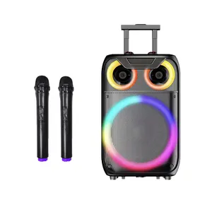 Cetakan massal Speaker Trolly 40w profesional caja se sonidos bass boos speaker untuk sistem pesta pa luar ruangan sistem suara konser