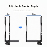 Support pour petit boîtier d'ordinateur, panneau VESA, support pour boîtier d'ordinateur, suspendu, portable, support pour mini PC