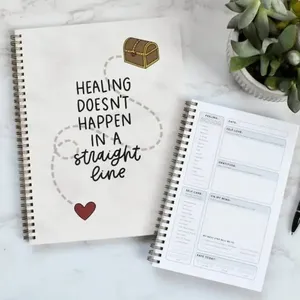 Quaderno a spirale per la salute mentale, diario guidato per adulti, donne e uomini, diario per la riflessione personale, diario per la salute mentale - Product Image 2