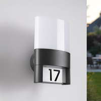 Lampes murales LED en aluminium imperméables pour l'extérieur, design moderne et créatif, forme carrée, pour jardin et maison