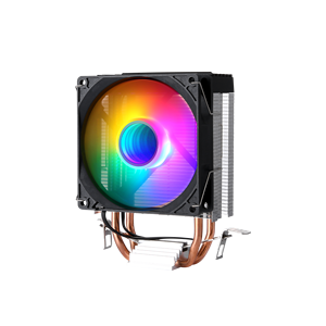 Qiuzaimno 9Cm Im Lặng RGB Fan 2 Heatpipes 4Pin Giao Diện Lỏng Phong Cách Máy Tính Trường Hợp Fan Cho 12th Gen CPU Giọt Đội Chiến Đấu - Product Image 3