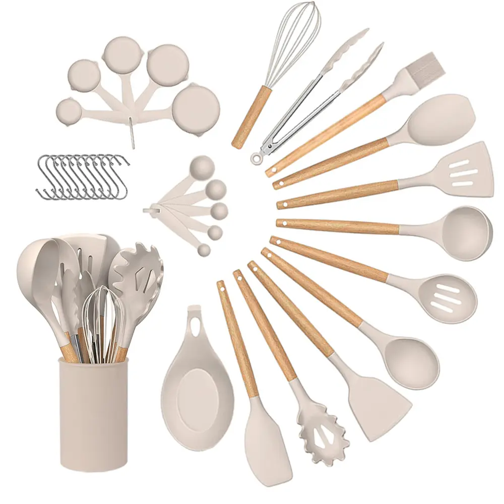 Rayshine 33 pezzi spatola in Silicone accessori per la casa e la cucina gadget da cucina utensili Set di utensili