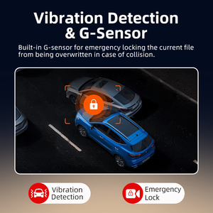 Cámara para Coche <span class=keywords><strong>de</strong></span> Doble Lente 4K+1080P en Oferta, Grabadora <span class=keywords><strong>de</strong></span> Video con <span class=keywords><strong>Pantalla</strong></span> IPS <span class=keywords><strong>de</strong></span> 1.97 Pulgadas, Compatible con WiFi/GPS, Caja Negra para Coche para Conductores <span class=keywords><strong>de</strong></span> Servicios <span class=keywords><strong>de</strong></span> Transporte - Product Image 4