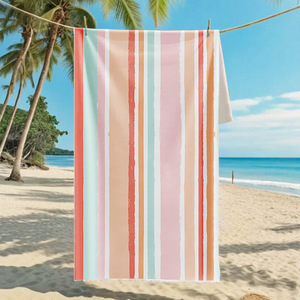 MB880 Usine Vente Directe Bon <span class=keywords><strong>Prix</strong></span> Haute Qualité Serviette De Plage Serviette De Bain Logo Personnalisé Motif Accepté - Product Image 4