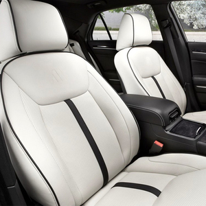 <span class=keywords><strong>Housse</strong></span> de siège <span class=keywords><strong>sur</strong></span> <span class=keywords><strong>mesure</strong></span> pour accessoires de voiture, <span class=keywords><strong>cuir</strong></span> PU de luxe, compatible avec Chrysler 300 301 300c 2006-2022, 5 sièges entièrement recouverts - Product Image 3