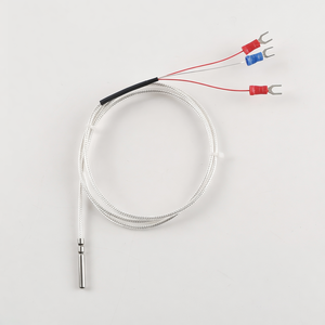 Capteur de température 3 voies RTD PT100 DC24V 0-200°C OEM/ODM IP65 Sonde sans soudure 304 Série HTS300 Capteurs de température Pt100 RTD Pt10 - Product Image 4