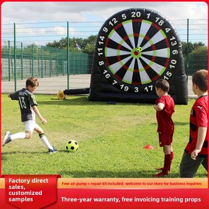 Accessoires de télécommande amusants, cible de fléchettes gonflable de football, pour activités de team building en extérieur, entraînement en plein air, personnalisable, clip en PVC Pluto - Product Image 2