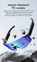 Lunettes Intelligentes IA pour Cyclisme en Extérieur avec Caméra 8MP, Enregistrement Vidéo, Photographie, Écoute Musicale et Appels Bluetooth