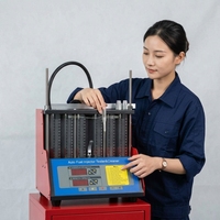Machine de nettoyage d'injecteurs de carburant de haute qualité, équipement de test et de nettoyage d'injecteurs de carburant automobile, vente en gros OEM, logo personnalisé
