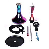 Vente en gros de mini-narguilés de haute qualité, 63 cm, en alliage d'aluminium coloré, style classique, écologiques, durables, avec boîte cadeau