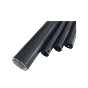 <span class=keywords><strong>Tubo</strong></span> <span class=keywords><strong>redondo</strong></span> de <span class=keywords><strong>aluminio</strong></span> anodizado negro de procesamiento personalizado, tubos de <span class=keywords><strong>aluminio</strong></span> roscados - Product Image 2