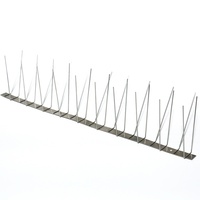 GKSS-5 : Barrière anti-oiseaux pour panneaux solaires, en acier inoxydable, avec pointes anti-pigeons