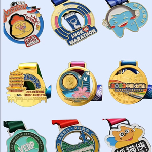 Sẵn sàng để tàu giá rẻ Cuộc Đua cạnh tranh huy chương tùy chỉnh trống kim loại cho bóng đá thể thao - Product Image 4