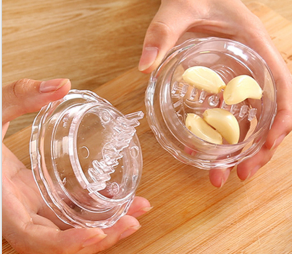 Пластиковый Премиум пресс для чеснока, измельчитель и очиститель