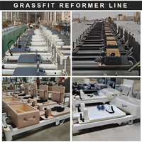 Personnalisé de haute qualité Portable Durable Pliable Gym Fitness à domicile Pilates Machine Équipement Core Lits Pliant En Aluminium Réformateur