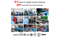 PC industriel Android à cadre ouvert mural de 7 à 21,5 pouces, processeur RK3562/RK3568/RK3576/RK3566, ordinateur embarqué étanche