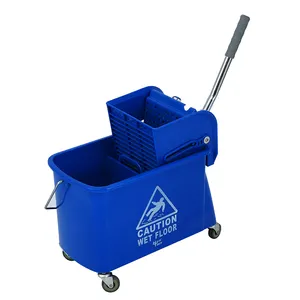 Haotian Wholesale B-038 Model Amazon 20L Cleaning Mop Bucket Plastic Buckets Pail NO Fold Online Plastic Sustainable Plastic