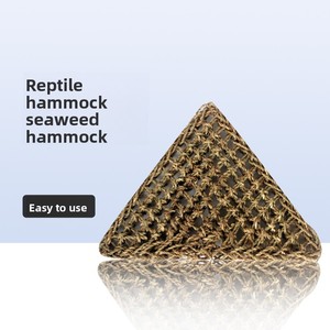 Hamaca para Dragón Barbudo, Tumbona para Reptiles, para Camaleón, Lagarto, Gecko, Hecha a Mano con Algas Marinas, Decoración para Terrario de Reptiles, Espacio para Escalar - Product Image 2