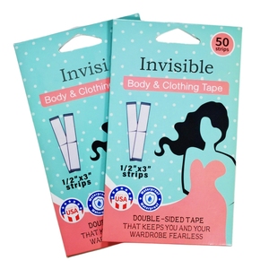 Women Skin Friendly Non Slip Magic Double Sided Transparent Invisible Body Clothing Tape for Apparel Lingerie Clothes <b>Heel</b> Tape - Product Image 1