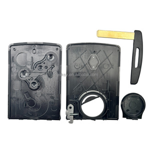 Étui de protection pour clé de voiture à 4 boutons avec lame, compatible Renault Clio, Megane 2, 3, Laguna 3, Koleos, Fluence, Scenic, Captur - Product Image 2