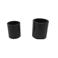 Kopling Pipa UPVC Plastik Industri DN15-DN100 1/2''-4'' Kopling Silinder Lurus Min. Pesan 1 Buah