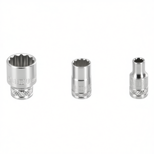 Fervi Polygonal <b>Socket</b> Wrench Normal Series 12mm 10mm 8mm Chrome Vanadium Steel - Product Image 2