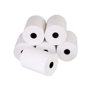 Rollo de papel térmico de 58mm, rollo de papel para caja registradora, venta al por mayor, 70 gramos, 57x50mm, 20m