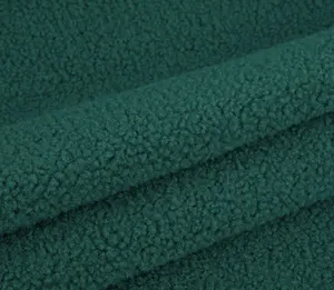 100% polyester siêu mềm bông sherpa lông cừu lót Shu nhung thấp đống sang trọng giả lông vải