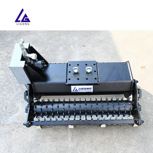 Râteau de nivellement hydraulique pour excavatrice certifié CE, râteau de nivellement lourd, accessoire de nivellement, OEM disponible - Product Image 2