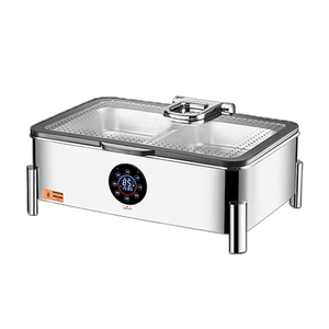 Réchaud électrique professionnel FLEY, température réglable, en acier inoxydable 304, pour restaurant, hôtel et banquet - Product Image 4