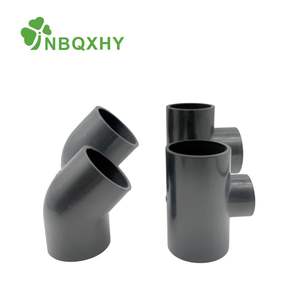 อุปกรณ์ท่อพีวีซี upvc แรงดันสูง PN16 PN10เชื่อมต่อได้ง่ายกับบูช DIN กันรั่วในขนาด20มม. 50มม. 110มม. 200มม. - Product Image 2