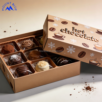 Fournisseur chinois de chocolat chaud fondant parfumé et sucré, collation au chocolat, vente directe d'usine, boîte cadeau de chocolat chaud personnalisable