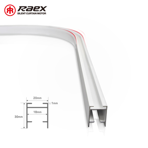 Tường Gắn S Gấp Theo Dõi Bệnh Viện Giường Đường Ray Tùy Chỉnh Của Nhãn Hiệu Im Lặng Nhôm Điện Di Linh Hoạt Rèm Đường Sắt - Product Image 4