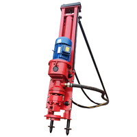 Appareil de forage de puits d'eau DTH portable hydraulique électrique personnalisé petite perceuse de puits de forage