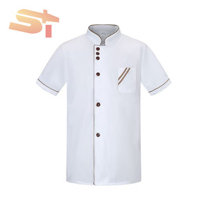 Uniforme de Trabajo SIKE para <span class=keywords><strong>Chef</strong></span>, Manga Larga, para Verano, Otoño e Invierno, para Restaurante, Cafetería, Absorbe la Humedad y el Sudor - Product Image 4