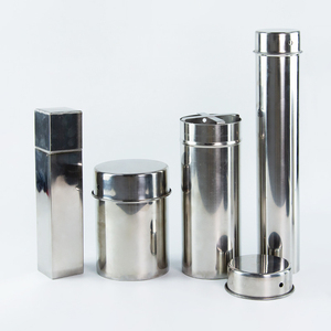 Cubo de esterilización de acero inoxidable para autoclave, para pipetas de laboratorio y placas de Petri - Product Image 3