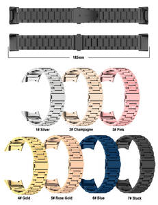 <span class=keywords><strong>Bracelet</strong></span> de rechange 3 perles montre <span class=keywords><strong>Bracelet</strong></span> métallique <span class=keywords><strong>Bracelet</strong></span> de montre intelligente en <span class=keywords><strong>acier</strong></span> inoxydable pour <span class=keywords><strong>Fitbit</strong></span> Charge 5 - Product Image 2