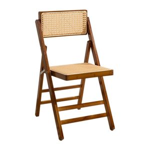 Silla <span class=keywords><strong>de</strong></span> Comedor Plegable <span class=keywords><strong>de</strong></span> Ratán y Madera, Moderna, Impermeable, <span class=keywords><strong>de</strong></span> Alta Calidad, para Uso en el Hogar y Restaurantes, ZN 568 - Product Image 2