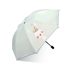 Parapluie pare-soleil à pliant entièrement automatique, ombrelle en vinyle, tendance de la mode, dessin animé, g - Product Image 6