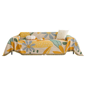 Housse de canapé d'été en tissu, style pastoral, antidérapante, entièrement enveloppante, serviette anti-poils, style nordique, housse complète pour coussin de canapé - Product Image 5