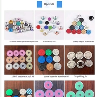 Couvercles de flacons en verre personnalisés avec logo en relief ou en creux, 13 mm, 20 mm, en aluminium ou en plastique, pour l'industrie pharmaceutique